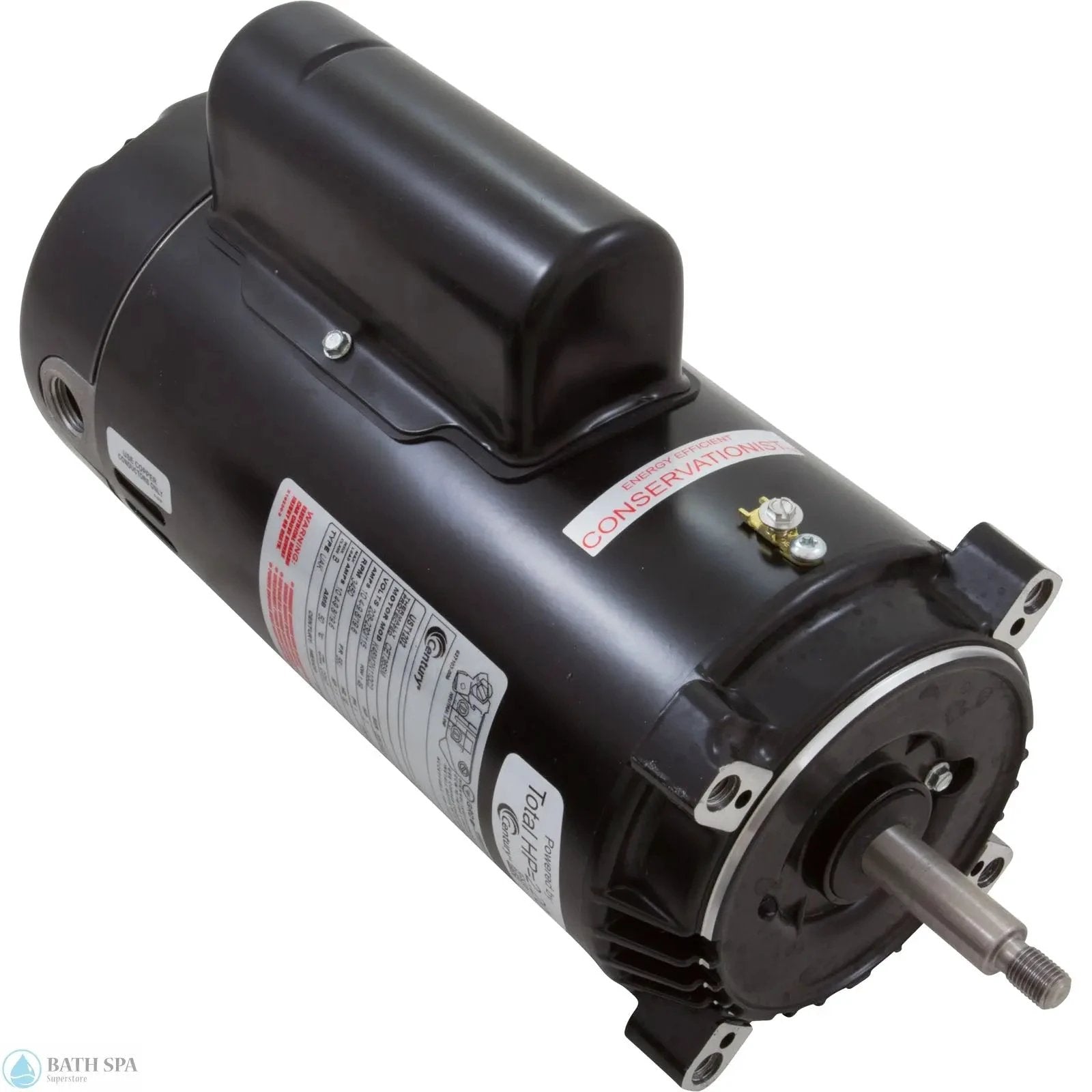 A.O. Smith Century 2.5 HP C Face Motor 56J Frame 1 Speed Thd 115V UST1252 Replacement Spa Pumps & Parts: Spa Pump Motors (56-Frame) UST1252_XL