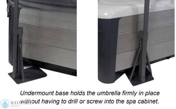 Cover Valet Umbrella (CVUMCM) Spa Cover Lifts Undermount-base-e1690317416559-600x372