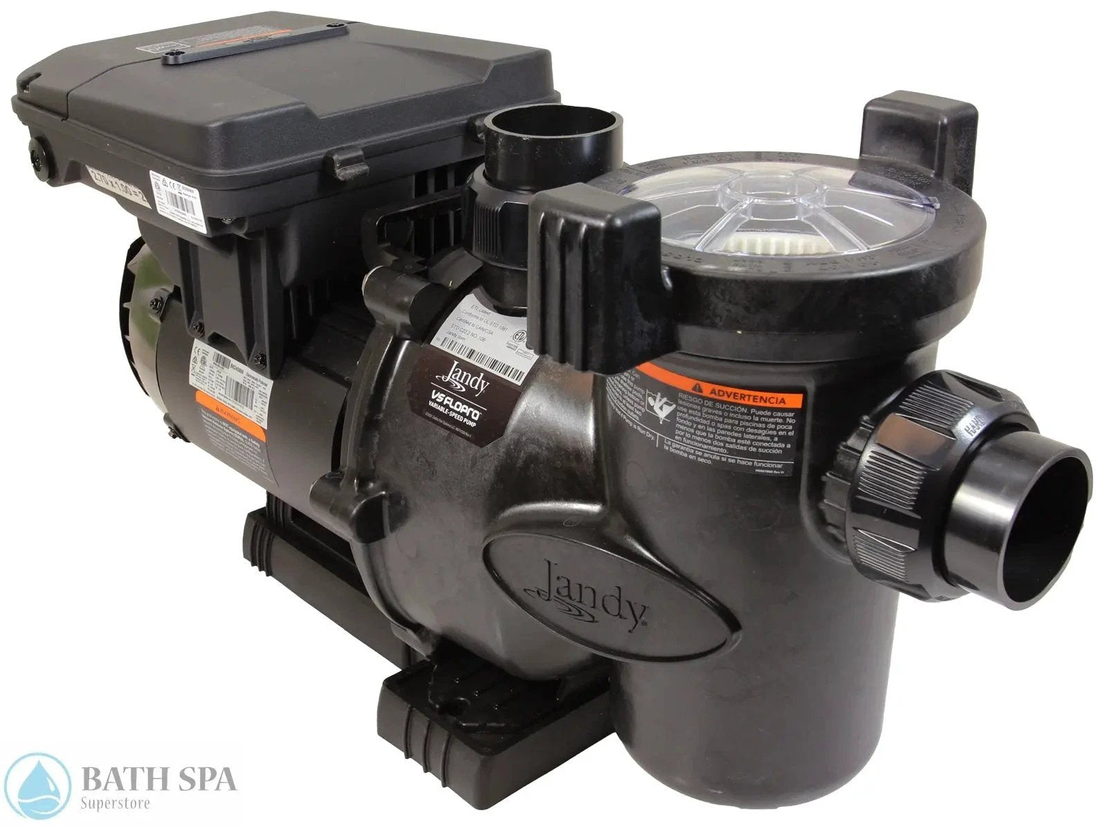 Jandy VS FloPro 2.7 HP Variable Speed Pump High Head 115V 230V Without Controller VSFHP270DV2A Pool Pumps & Parts: Jandy Pump VSFHP270DV2A