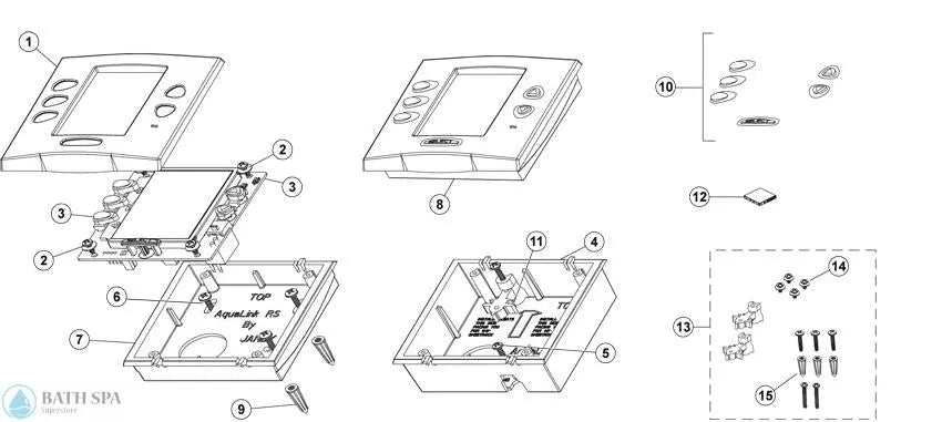 Zodiac Jandy AquaLink RS OneTouch Control Interface Parts Pool Pumps & Parts: Jandy Pump Zodiac_Jandy_AquaLink_RS_OneTouch_Control_Interface