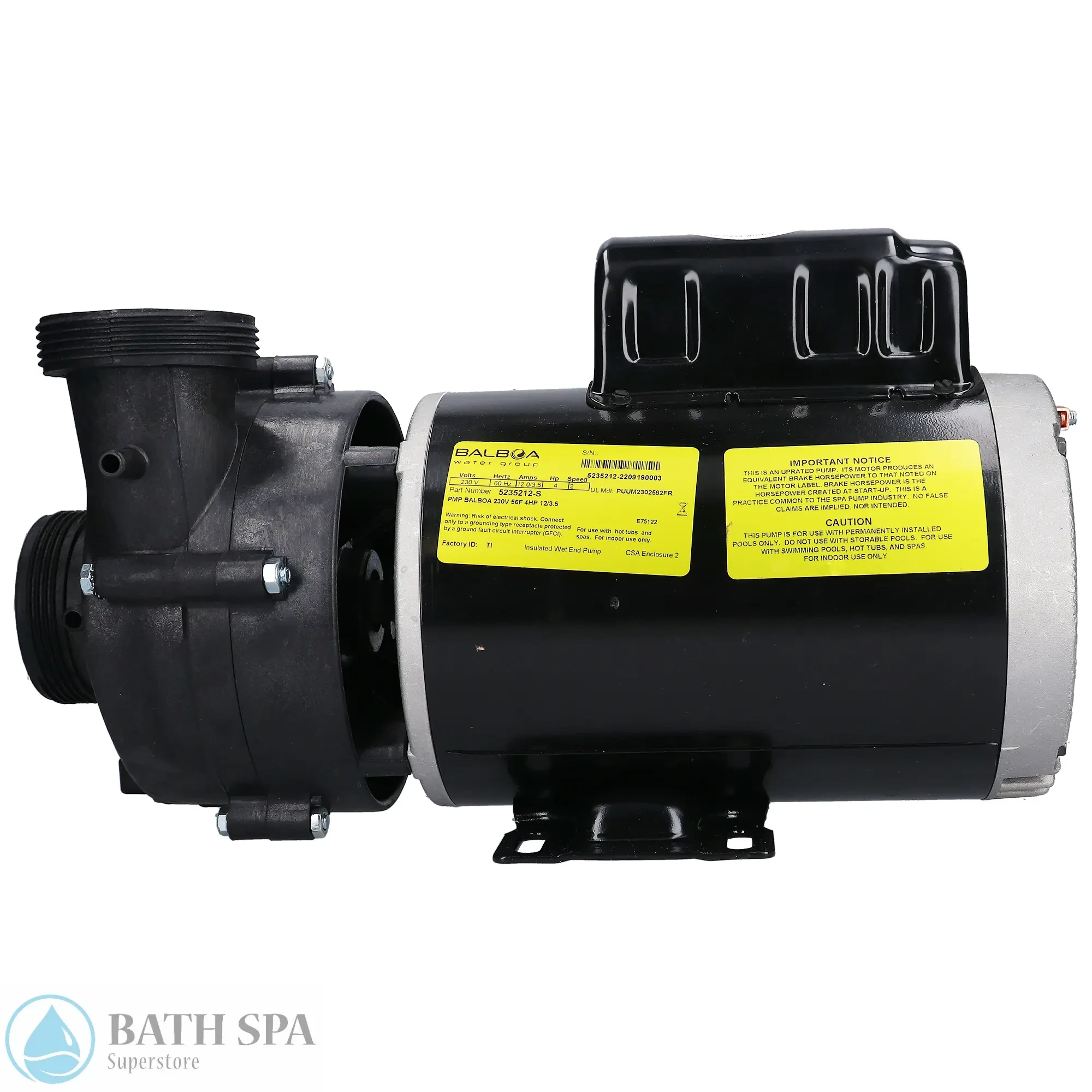 Balboa Ultimax 56, Spa Pump, 4 hp, 230v, 12/3.5a, 2-Spd, 56fr, 2" SD (5235212-S) Spa Pumps api-v1.1-file-public_files-pim-assets-eb-c0-dd-61-61ddc0ebdd14481e49915197-images-43-6c-65-63-63656c4328c20569eb0e4869-bea_5235212-S_4-HP_Balboa-Ultimax_Spa-Pump_2-Speed-28