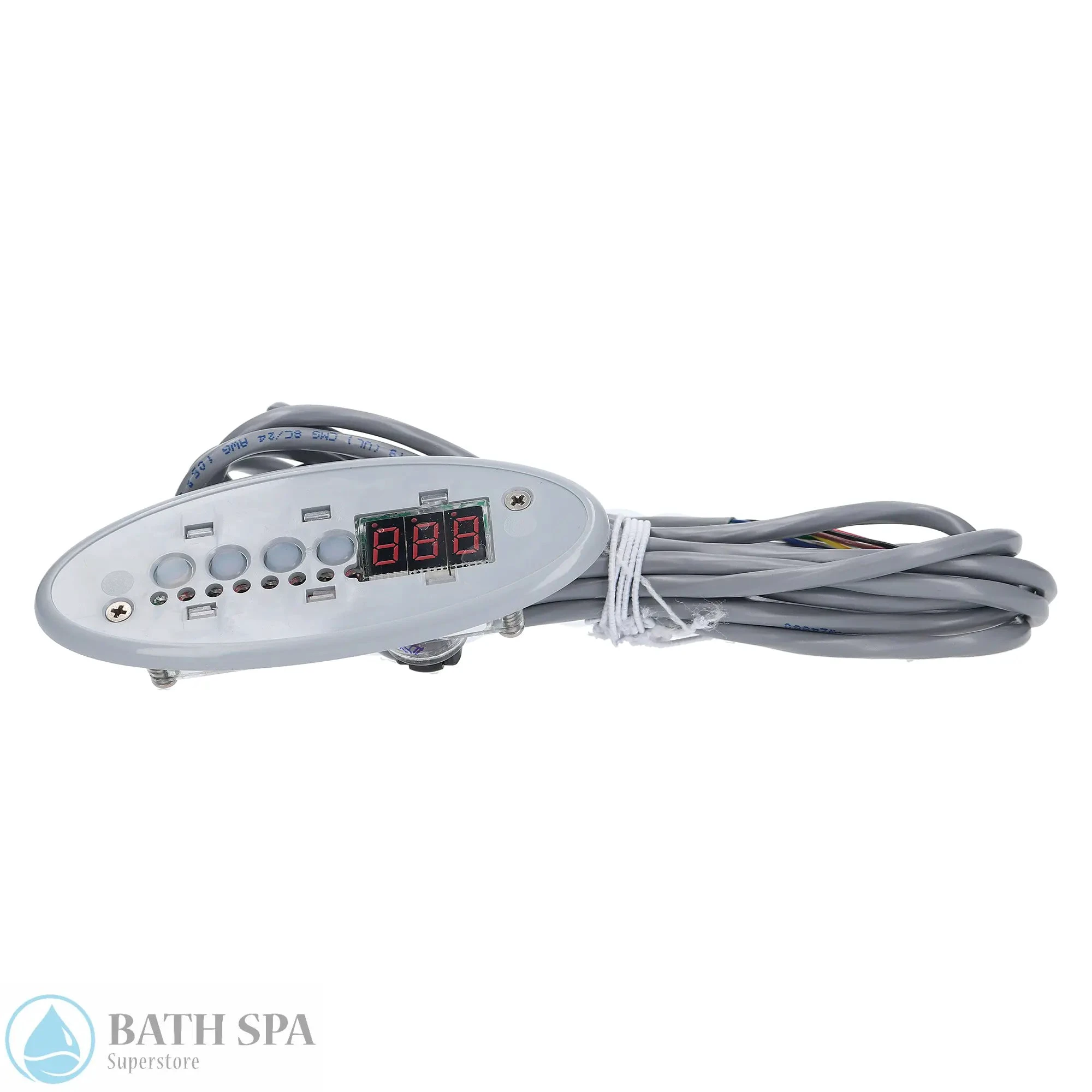Gecko TSC-9 K-9 4 Button Topside Control Panel Small Oval LED Overlay 0202-007154 Spa Parts: Spa Topside Panels (Gecko Topside Panels) api-v1.1-file-public_files-pim-assets-eb-c0-dd-61-61ddc0ebdd14481e49915197-images-cc-2e-86-63-63862ecc253b8801e00b582d-bea_0202-007154_Gecko_-TSC-9_-Keypad_-spaside-27_8548d578-43d9-4561-bdba-2f5ca234b455