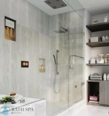 ThermaSol Digital Shower Valve (TDS-3000) Steamers: Steamer Parts thermasol-digital-shower-valve-tds_3000-installed.3