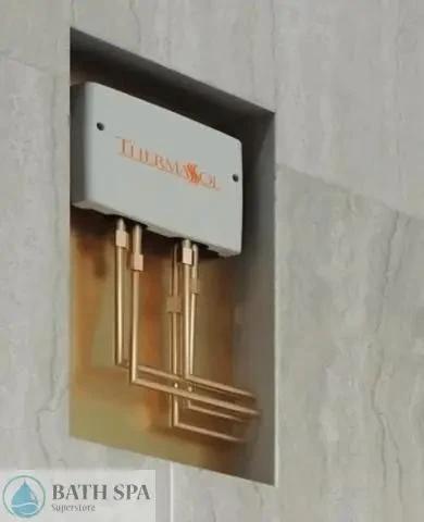 ThermaSol Digital Shower Valve (TDS-3000) Steamers: Steamer Parts thermasol-digital-shower-valve-tds_3000-installed.4