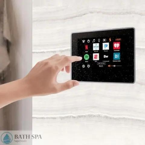 ThermaSol ThermaTouch 7 Control Steamers: Steamer Parts thermasol-thermatouch_7-tt7-steam_shower_control-installed