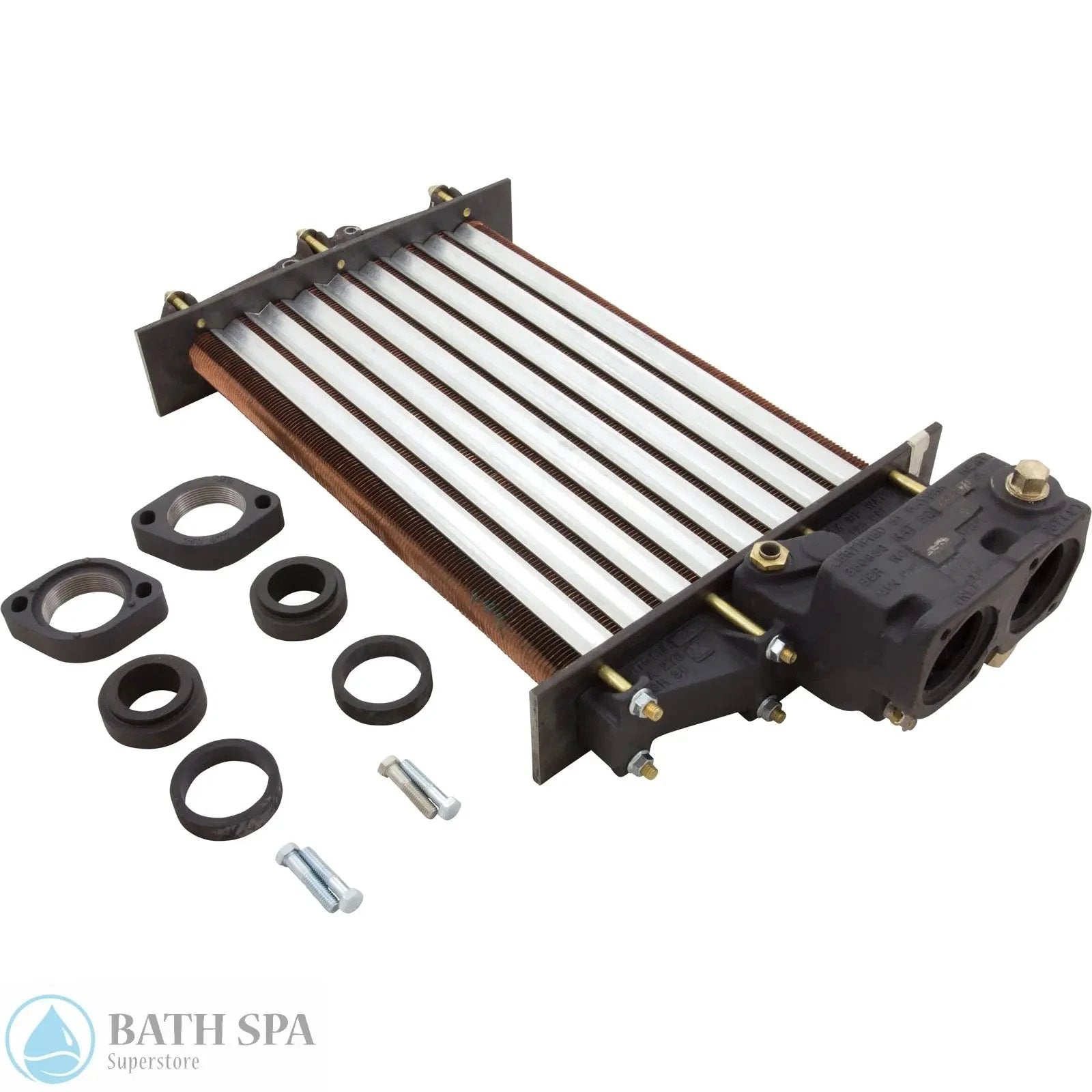 Raypak 336A/337A Copper Heat Exchanger (010053F) Spa Parts: Spa Heaters (Raypak Spa Heater Parts) 010053F
