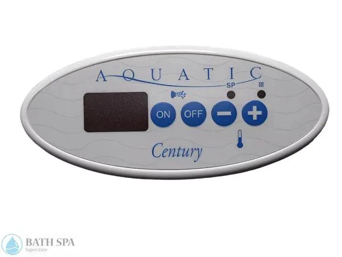 Aquatic Gecko Century Keypad Four Button With Display Brass Finish Model 0103-003003 Bath Parts 0103-003003