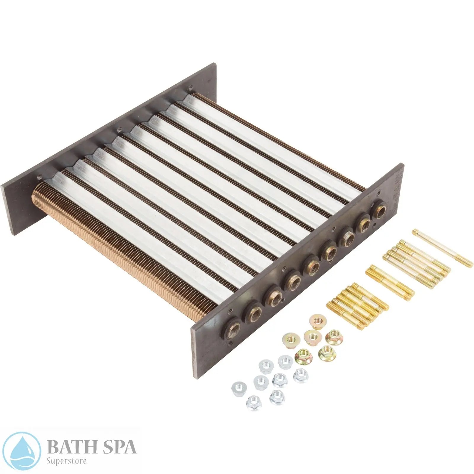 Raypak 206A/207A CuNi/Metal Tube Bundle (010368F) Spa Parts: Spa Heaters (Raypak Spa Heater Parts) 010368F
