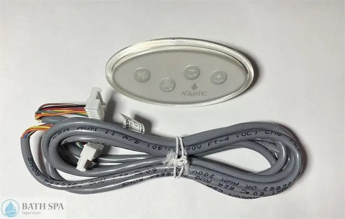 Gecko Airstreme Control With 4-Button Topside Control Panel (0108-009755) Bath Parts: Bath Air Blowers 0108-008005