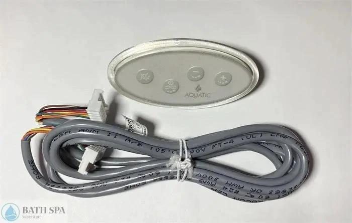 Gecko Airstreme Pump Control Panel With Four Button Topside Interface 0108009755 Bath Parts: Bath Air Blowers 0108-008005