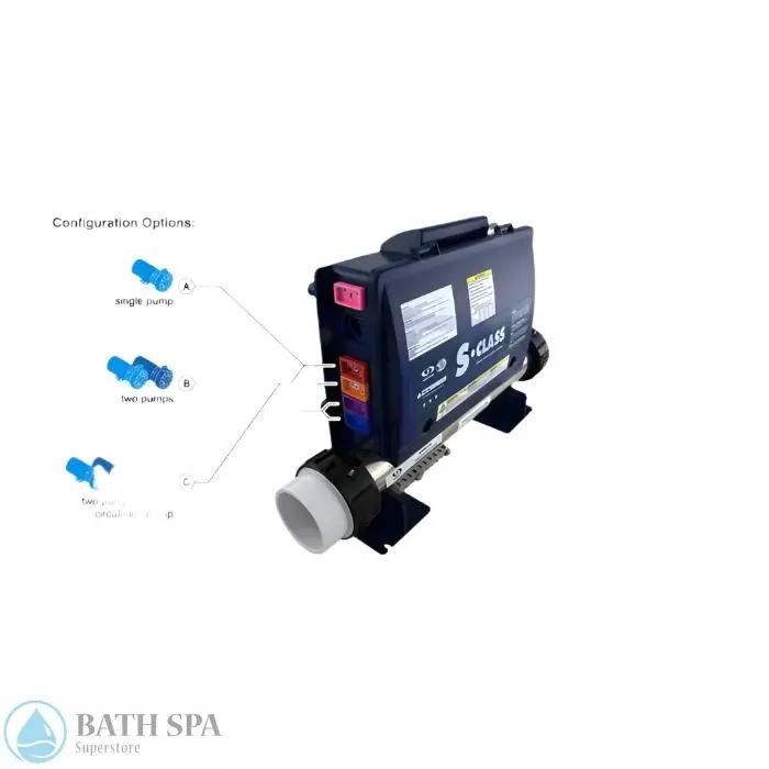 Gecko S-Class,4.0kW 120/240v (P1,P2,Oz,Lt) JJM Cords Spa Controls 0201-100011