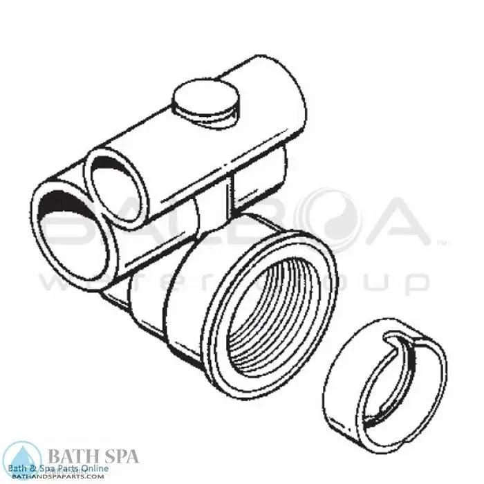 Balboa Drainable Jet (10-4549) Spa Parts: Spa Jets 10-4549_lar