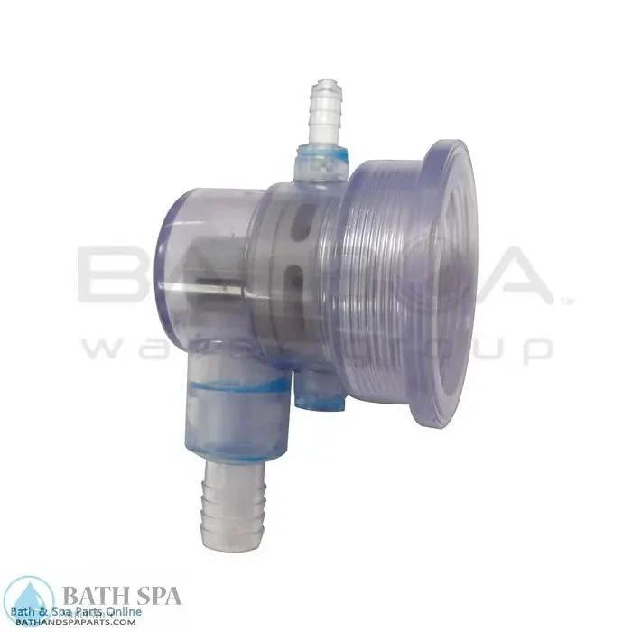 Balboa Manifold Jet Water Barb With Check Valve (10-4589) Bath Parts: Bath Jet Trim (Hydro Air/Balboa) 10-4589_lar