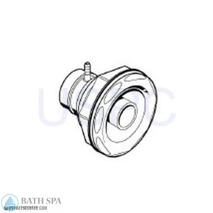 Whirlpool Jet Assembly 3/4" Nozzle with 3/8" Air Barb, 5 Point Spa Parts 10-8365fp