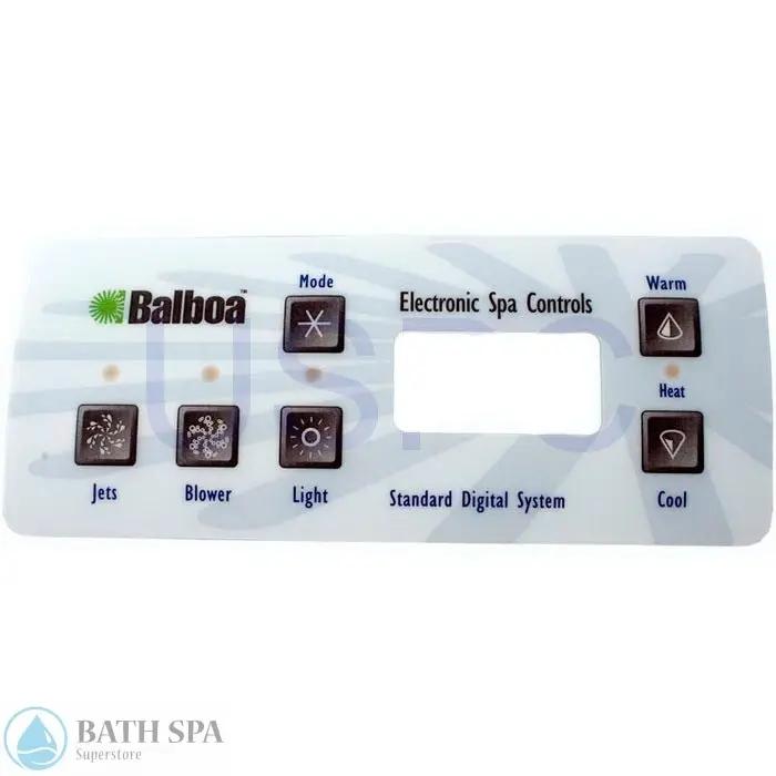 Balboa Overlay,Std Panel,LCD(1 Pump,Blower,Light) (10328) Spa Parts 10328_e5994e75-d6f3-414c-a0ca-d193314af81c