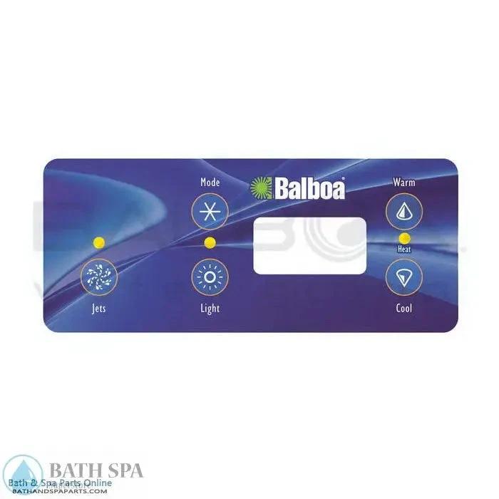 Balboa 5-Button VL701S Topside Panel Overlay (10429) Spa Parts: Spa Topside Panel Overlays (Balboa) 10429_lar
