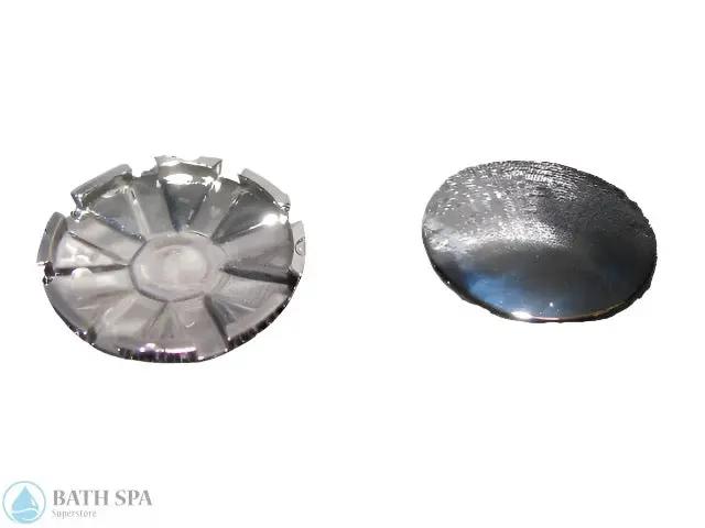 Air Injector Snap Cap, 1-¼" OD 8 Hole, Polished Chrome (10465) Vita Spa Parts 10468PN