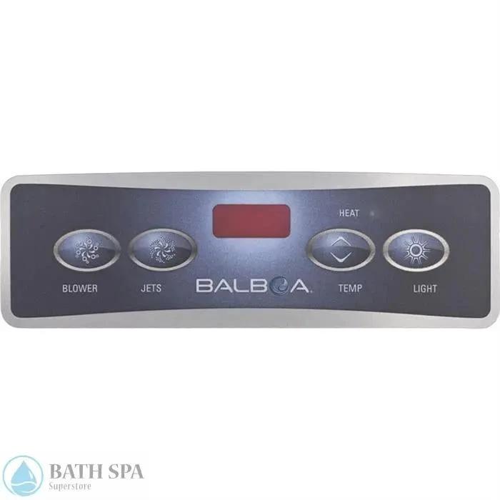 Balboa Overlay VL403, Blower/Jets/Temp/Light, LED (10671) Spa Parts: Spa Topside Panels (Balboa Topside Panels) 10671.2