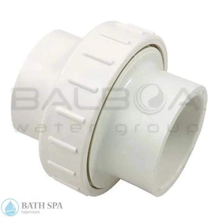 Balboa 1.5 Inch Slip X Slip Union 2 Inch Spigot 11-3440 Spa Fitting PVC Plastic Fittings & Valves: Unions 11-3440_lar