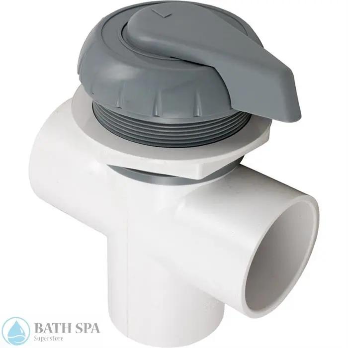 Sundance Diverter Valve Complete, 2" PVC, Grey ('04-2006) Sundance Spa Parts 11-4000GRY