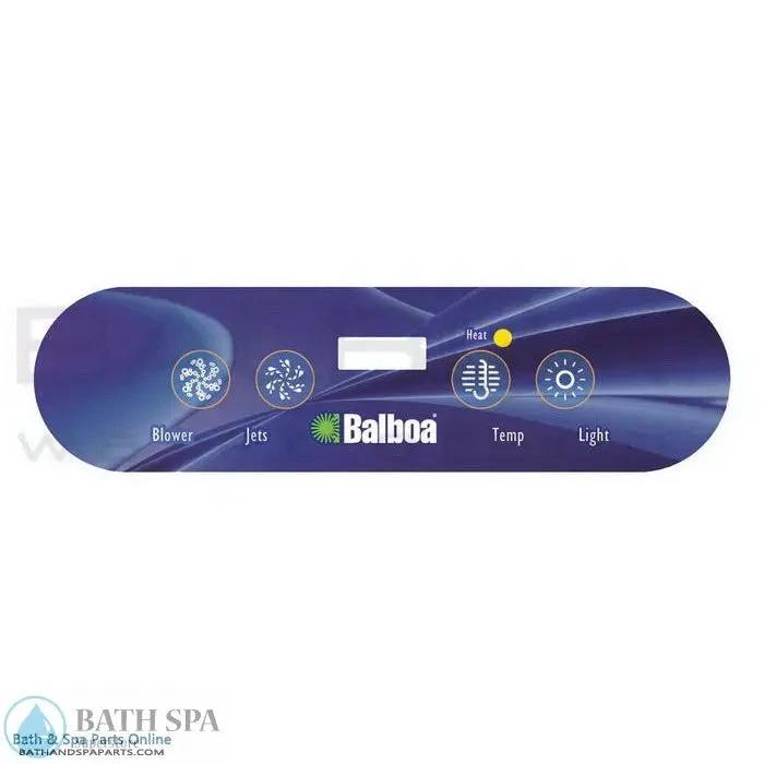 Balboa 4-Button VL400 Topside Panel Overlay (11888) Spa Parts: Spa Topside Panel Overlays (Balboa) 11888_lar