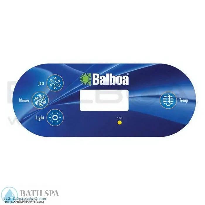 Balboa 4-Button VL406T Topside Panel Overlay (11946) Spa Parts: Spa Topside Panel Overlays (Balboa) 11946_lar
