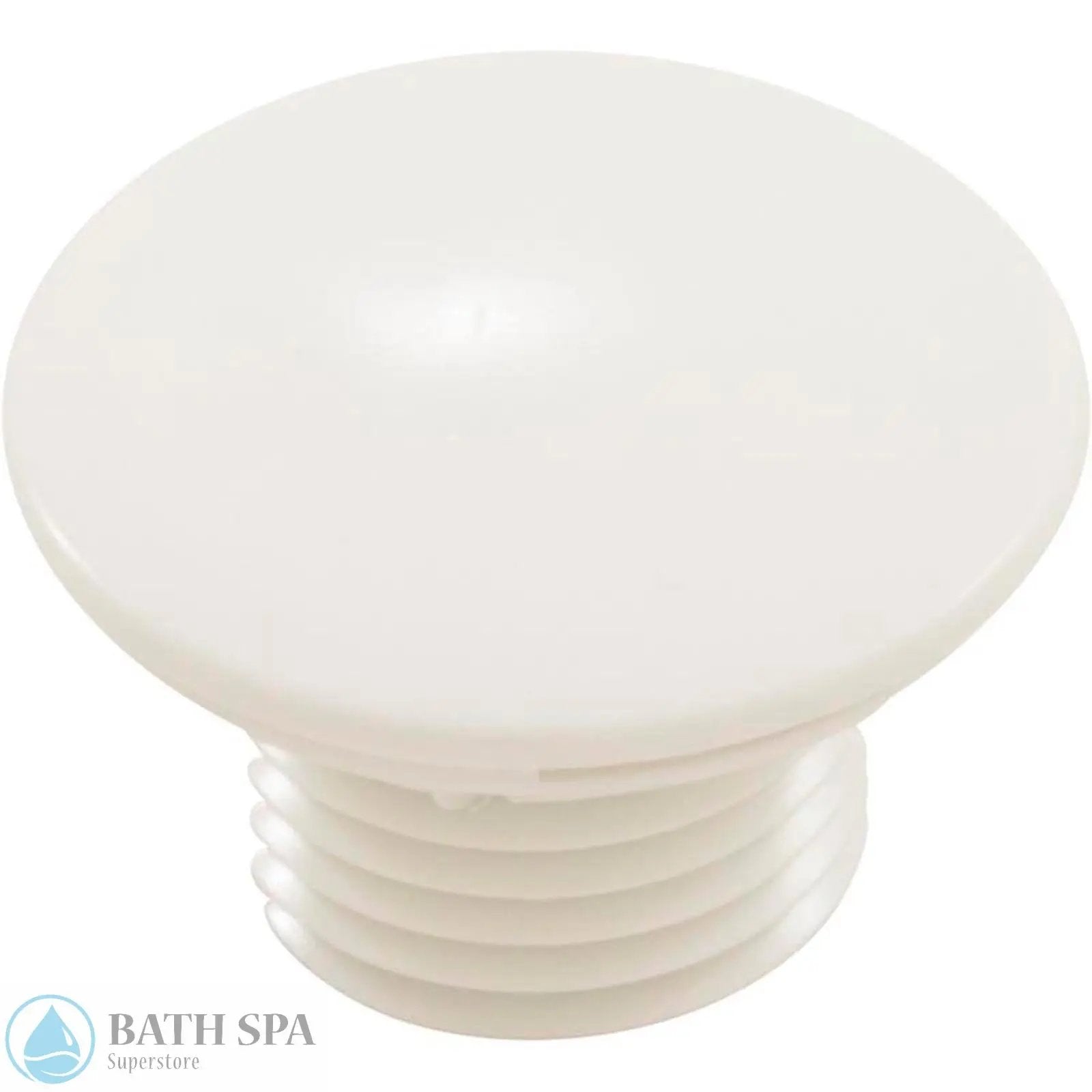 Air Injector Wall Fitting (12951) - 1-1/2" Slotted White Spa Parts: Spa Air Injectors 12910_3195dd62-45d4-4e04-81e5-fc84660112f4