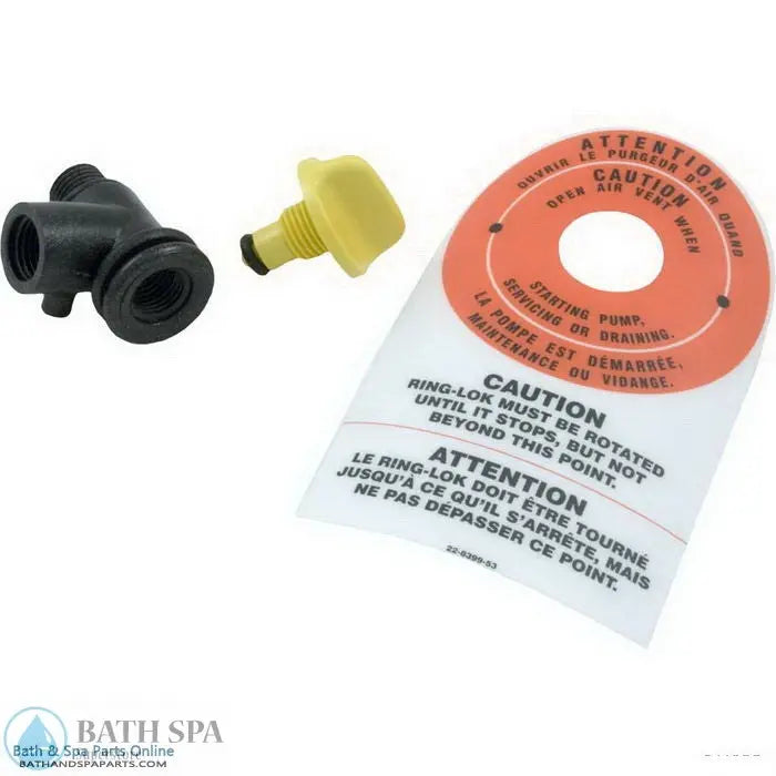 Jacuzzi TC/EW Tee Air Bleed (42-2972-00-K) Pool Parts: Pool Cartridge Filters (CFR Systems Parts) 14-105-1132_xl
