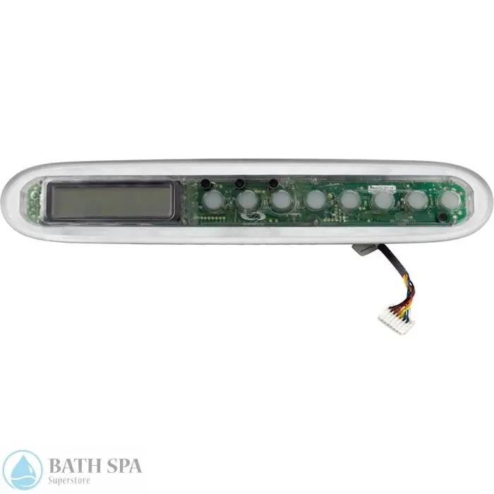 Dimension One 7 button topside, MSPA-1 (Gecko) Topside 1560-310 (0201-000008) Spa Parts 1560-310