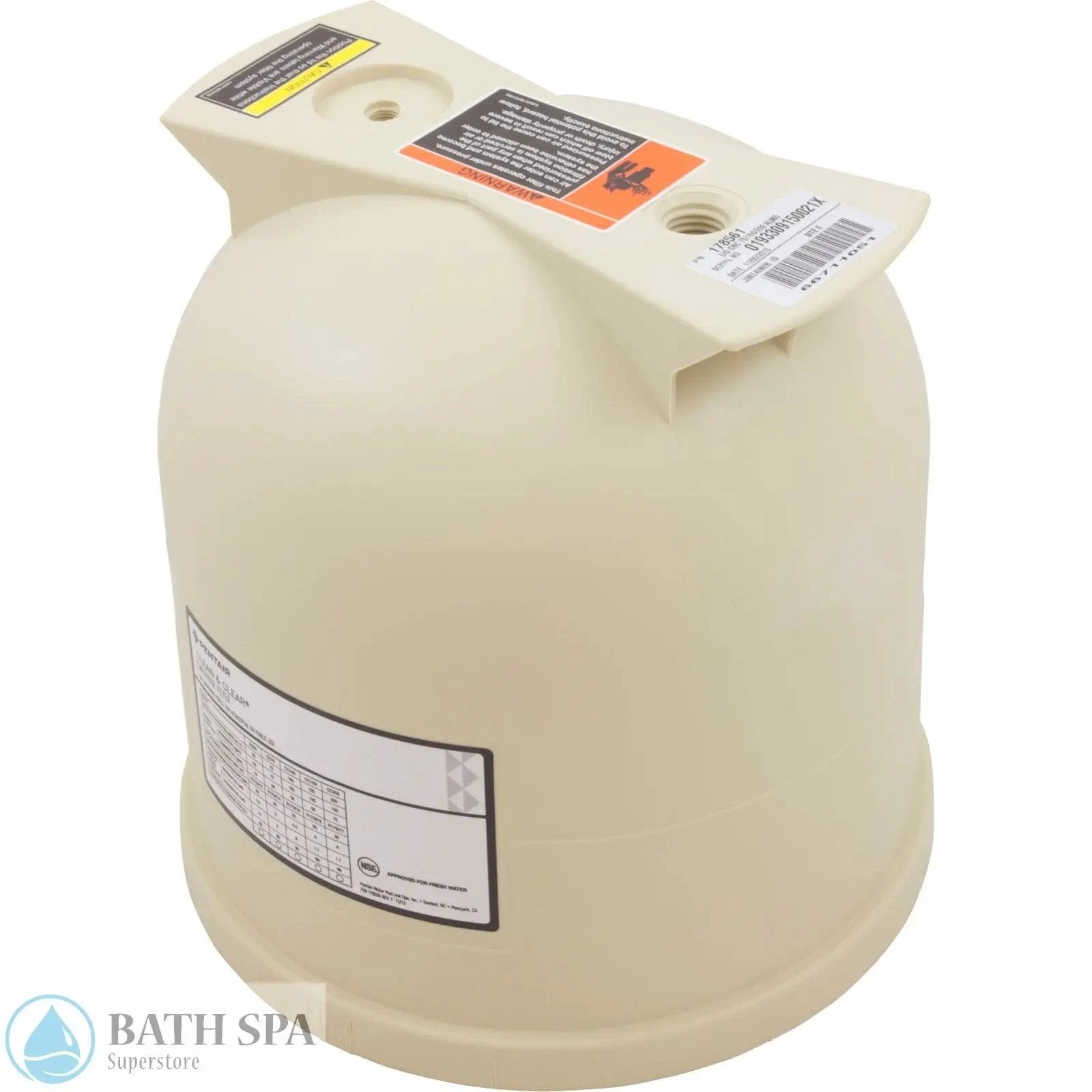 Pentair / American Products Lid CLN/CLR 75/150/200 Sq. Ft. Almond (178561) Pool Parts: Pool Cartridge Filters (CFR Systems Parts) 17-110-1202_XL