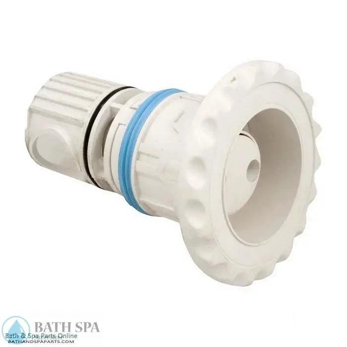 Waterway Power Storm Internal Jet 4-3/4 FD Twin Roto Deluxe Scallop White 212-4830 Spa Parts: Spa Jets (Waterway Power Storm Jets) 212-4830