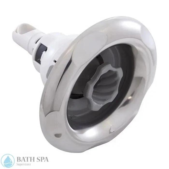 Waterway Power Storm Internal Jet Twirl 5 Scallop Stainless Steel Gray 212 5627S Spa Parts: Spa Jets (Waterway Power Storm Jets) 212-5627S