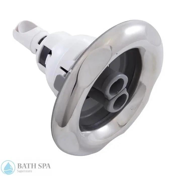 Waterway Power Storm Internal Twin Roto Scallop SS Gray Pool Spa Jet Part 212-5647S Spa Parts: Spa Jets (Waterway Power Storm Jets) 212-5647S