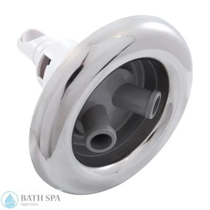 Waterway Power Storm Jet Internal Twin Roto Textured SS Gray 212-6447S Spa Pool Jet Replacement Spa Parts: Spa Jets (Waterway Power Storm Jets) 212-6447S