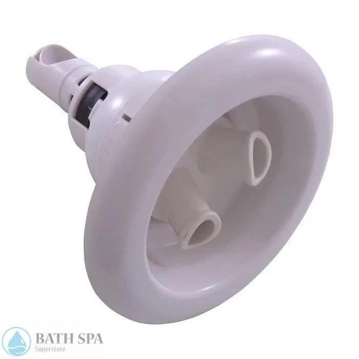 Waterway Power Storm Internal Spa Jet Twin Roto Smooth White 212-6610 Replacement Part Spa Parts: Spa Jets (Waterway Power Storm Jets) 212-6610