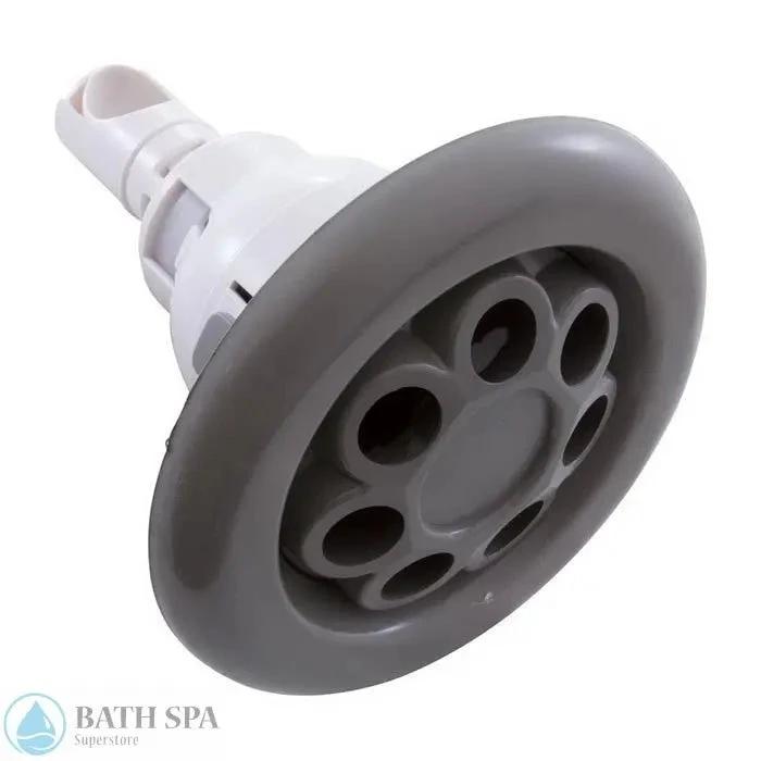 Waterway 5 Inch Power Storm Jet Internal Massage Smooth Gray Spa Jet 212-6657 Obsolete Replacement 212-7639-STS Spa Parts: Spa Jets (Waterway Power Storm Jets) 212-6657