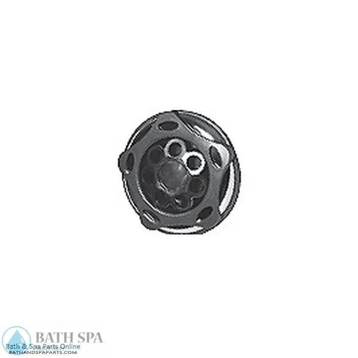 Waterway Power Storm Revo Internal Massage Jet Large Face White Stainless Steel 2127160S Spa Parts: Spa Jets (Waterway Power Storm Jets) 212-7160s