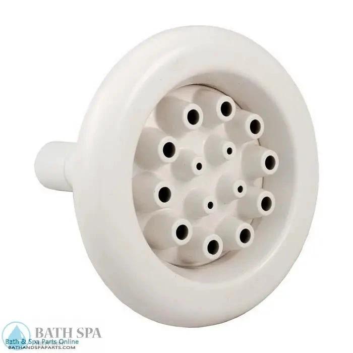 Waterway Power Storm II Internal Spa Jet Multi Massage System Smooth White 2127500 Spa Parts: Spa Jets (Waterway Power Storm Jets) 212-7500