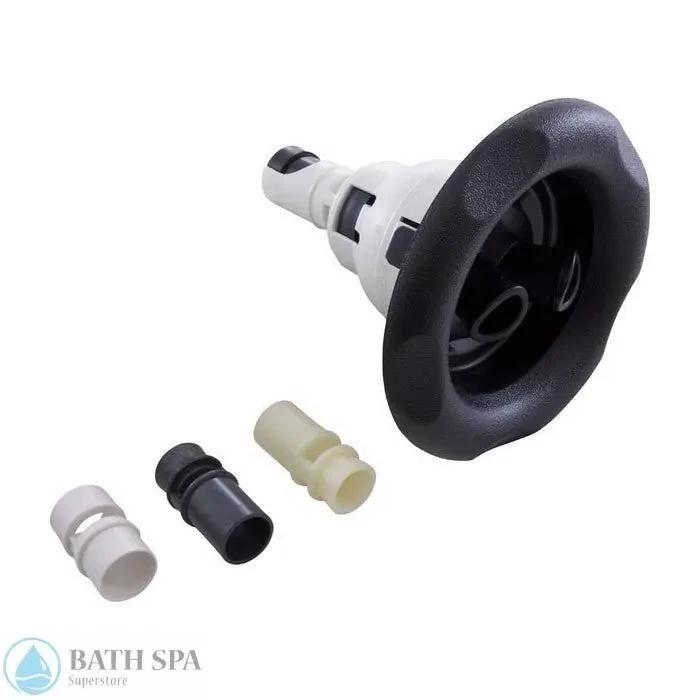 Waterway Power Storm Gunite Jet Internal 5 Inch FD Twin Roto 5 Point Scallop Black 212-7611G Spa Parts: Spa Jets (Waterway Power Storm Gunite Jets) 212-7611G