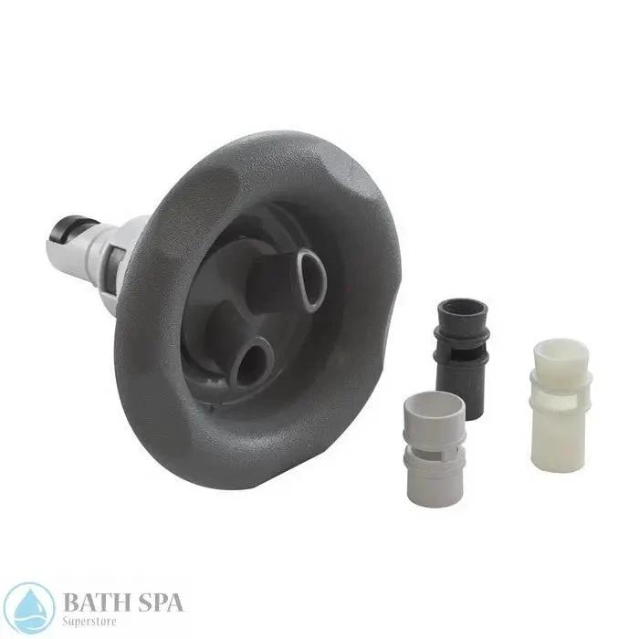 Waterway Power Storm Gunite Jet Internal 5 Inch FD Twin Roto 5 Point Scallop Grey 212-7617G Spa Parts: Spa Jets (Waterway Power Storm Gunite Jets) 212-7617G