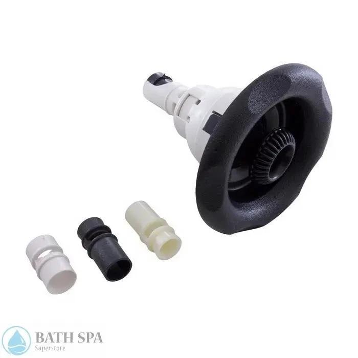 Waterway Power Storm Gunite Jet Internal 5 Inch FD Directional 5-Point Scallop Black 212-7631G Spa Parts: Spa Jets (Waterway Power Storm Gunite Jets) 212-7631G