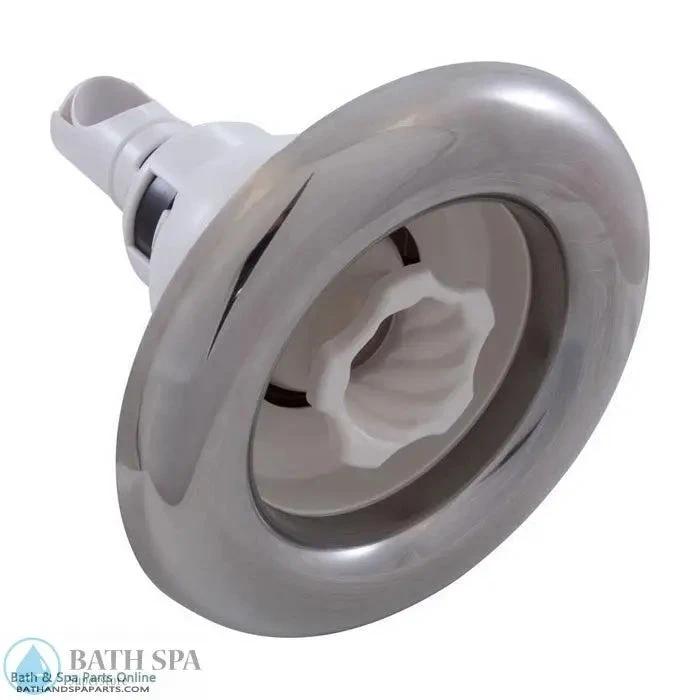 Waterway Power Storm Jet Internal 5 Inch Directional Smooth Threaded Spa Jet White Stainless 212-7640S Spa Parts: Spa Jets (Waterway Power Storm Jets) 212-7640S