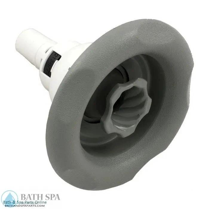 Waterway Power Storm Internal Twirl Eyeball Spa Jet Assembly 5 Scallop Gray 2127647 Replacement Part Spa Parts: Spa Jets (Waterway Power Storm Jets) 212-7647