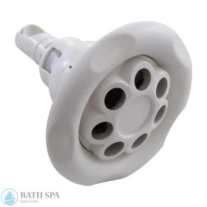 Waterway Power Storm Internal Massage Scalloped White Spa Jet 2127740 Replacement 2127639STS Spa Parts: Spa Jets (Waterway Power Storm Jets) 212-7740
