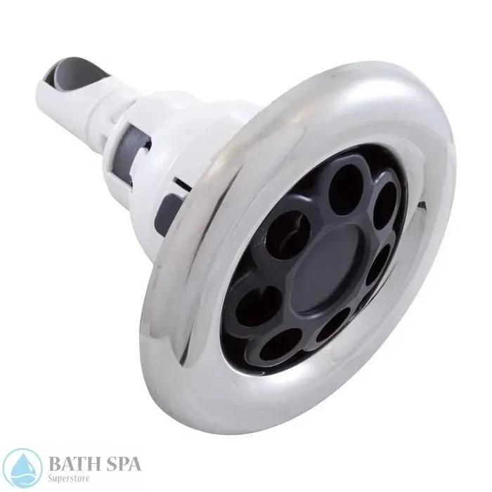 Waterway Power Storm Internal Massage Jet Assembly 5 Inch Smooth SS Black 212-7741S Spa Parts: Spa Jets (Waterway Power Storm Jets) 212-7741S