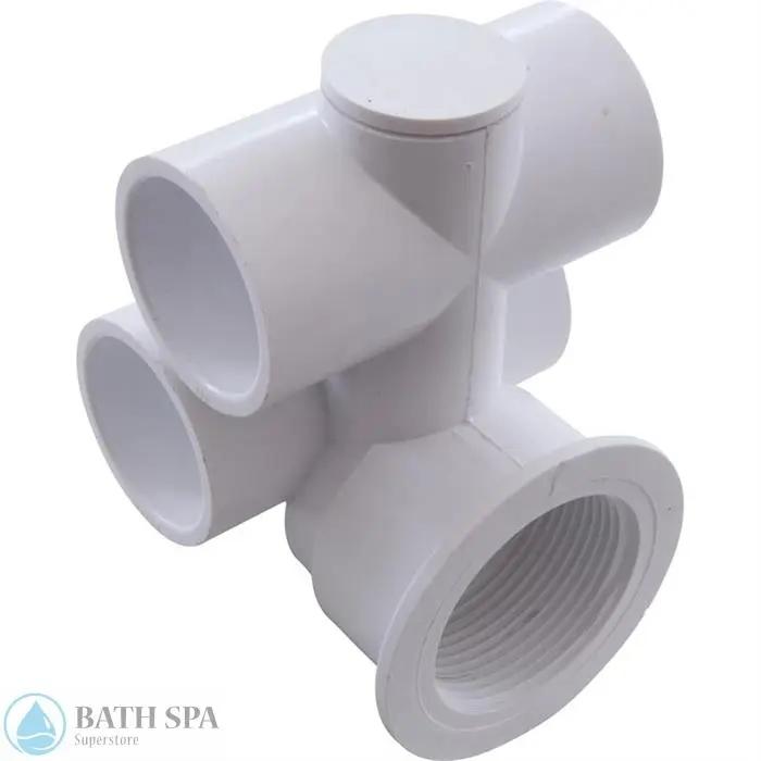 Waterway Standard Mini Jets - 1" S Air x 1" S Water T-Body Assembly Spa Parts 222-0020