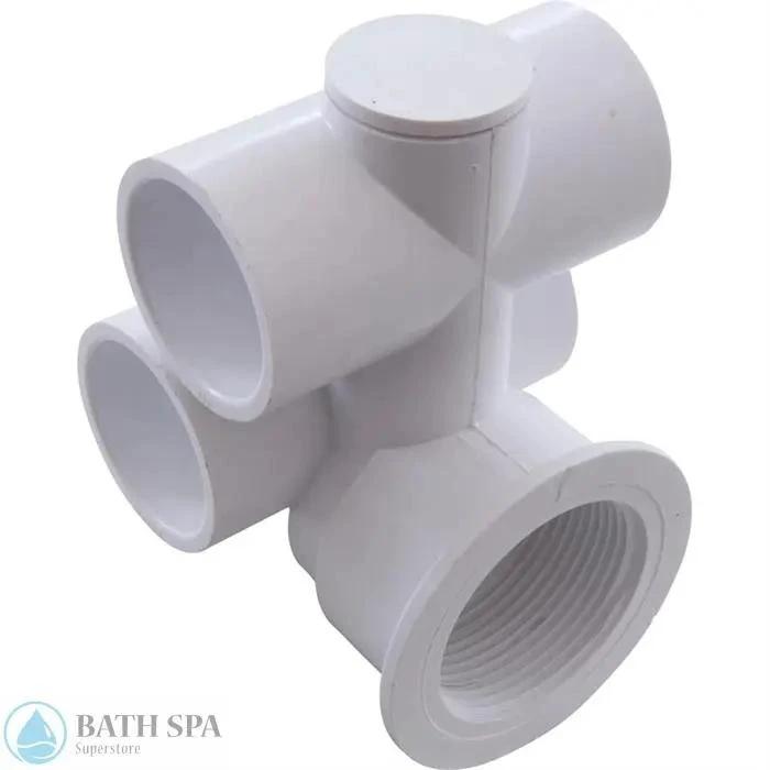 Waterway Standard Mini Jets - 1" S Air x 1" S Water T-Body Assembly Spa Parts 222-0020
