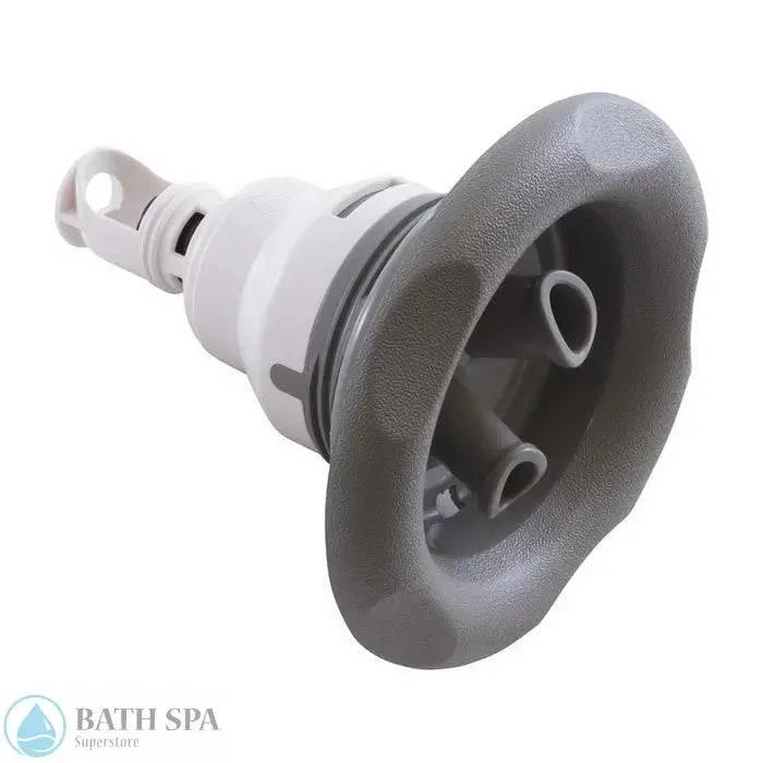 Waterway Power Storm Threaded Jet Internal Twin Roto Scalloped Grey 229-7617 Spa Jet Replacement Spa Parts: Spa Jets (Waterway Power Storm Jets) 229-7617