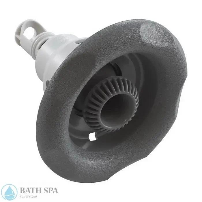 Waterway Power Storm Threaded Jet Internal Direct Scalloped Gray 5 Inch Pool Spa Jet Spa Parts: Spa Jets (Waterway Power Storm Jets) 229-7637