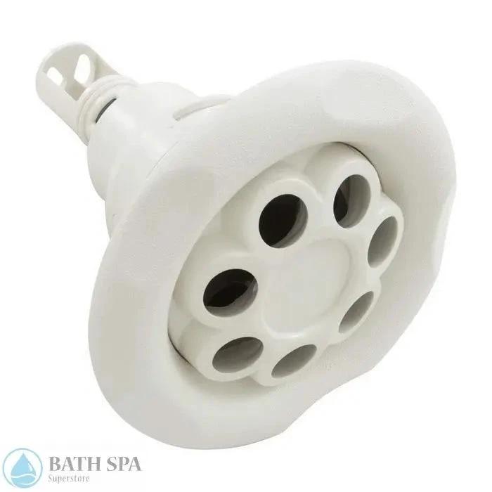 Waterway Power Storm Gunite Jet Internal 5 Inch FD Massage 5 Point Scallop White 229-7740G Spa Parts: Spa Jets (Waterway Power Storm Gunite Jets) 229-7740G
